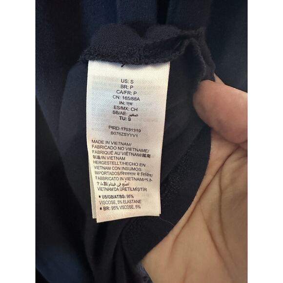 Daily Ritual Women's Blue Round Neck Sleeveless Casual Midi Tank Dress Small - Picture 6 of 7